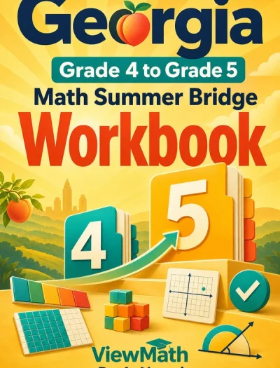 Georgia Milestones Grade 4 to Grade 5 Math Summer Bridge Workbook