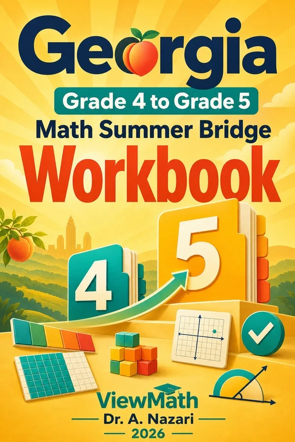 Georgia Milestones Grade 4 to Grade 5 Math Summer Bridge Workbook