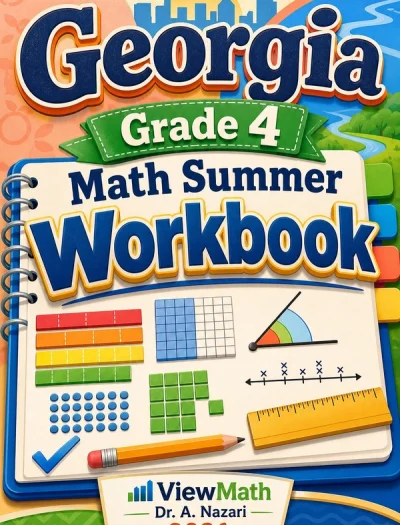 Georgia Milestones Grade 4 Math Summer Review Workbook