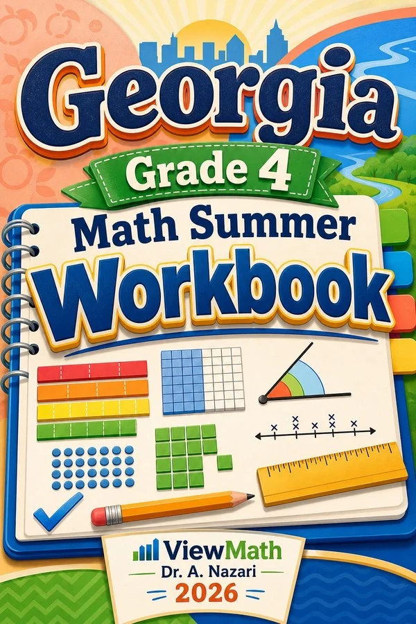 Georgia Milestones Grade 4 Math Summer Review Workbook