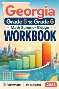Georgia Milestones Grade 5 to Grade 6 Math Summer Bridge Workbook