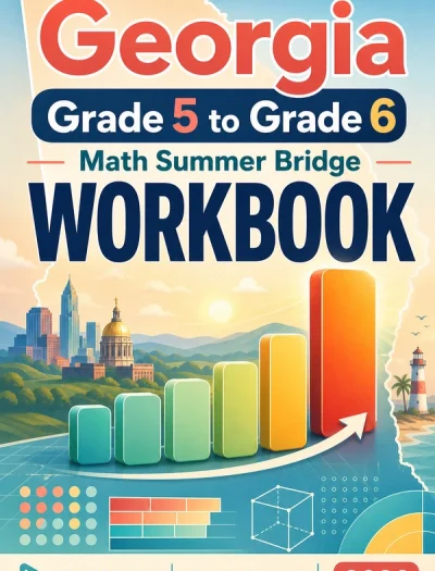 Georgia Milestones Grade 5 to Grade 6 Math Summer Bridge Workbook