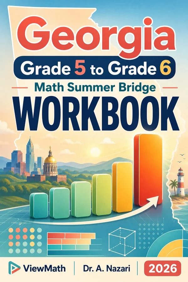 Georgia Milestones Grade 5 to Grade 6 Math Summer Bridge Workbook