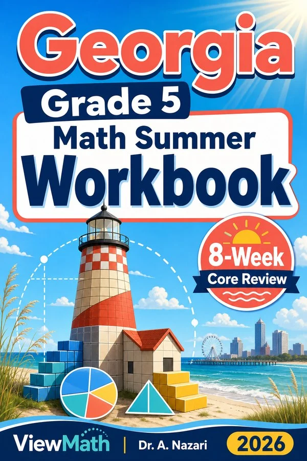 Georgia Milestones Grade 5 Math Summer Review Workbook