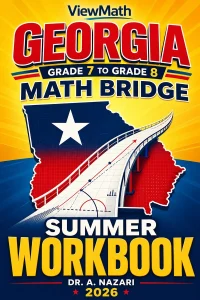 Georgia Milestones Grade 7 to Grade 8 Math Summer Bridge Workbook