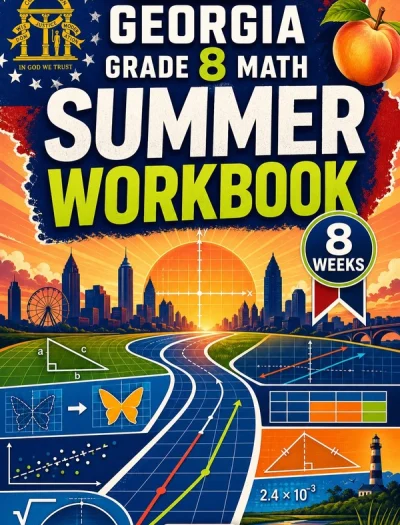 Georgia Milestones Grade 8 Math Summer Workbook