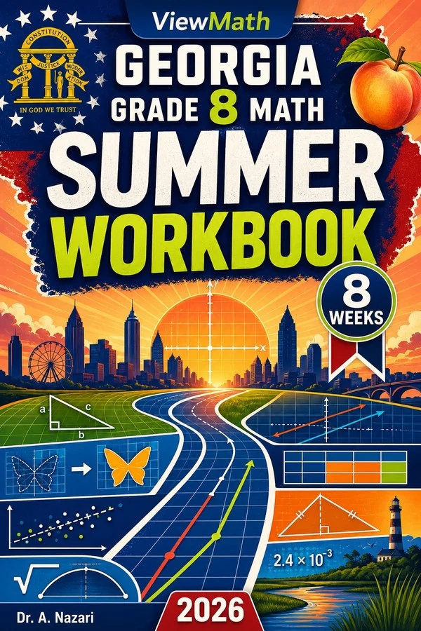 Georgia Milestones Grade 8 Math Summer Workbook
