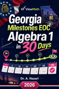Georgia Milestones EOC Algebra 1 Math in 30 Days