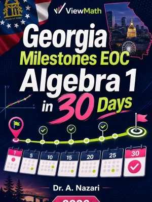 Georgia Milestones EOC Algebra 1 in 30 Days