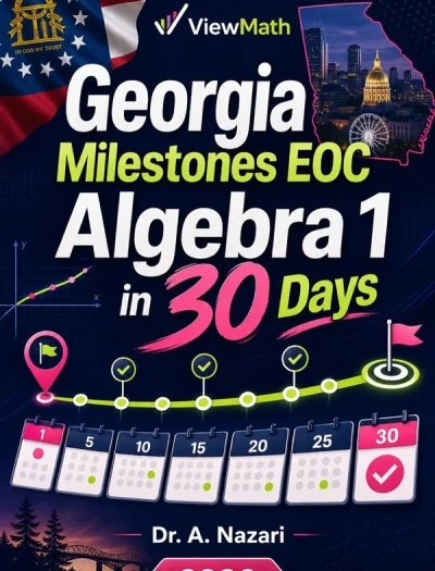 Georgia Milestones EOC Algebra 1 Math in 30 Days