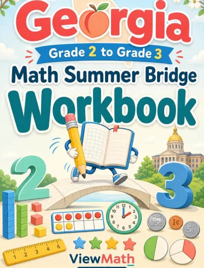 Georgia Grade 2 to Grade 3 Math Summer Bridge Workbook