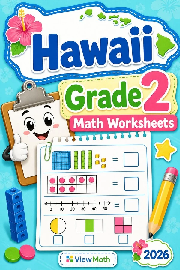Hawaii Grade 2 Math Worksheets