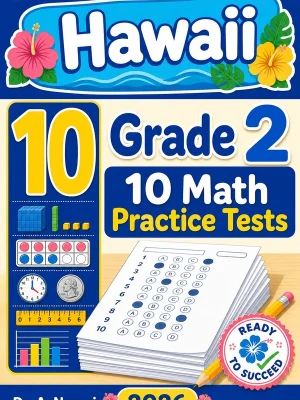 10 Full-Length Hawaii Grade 2 Math Practice Tests