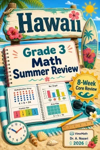 Hawaii SBA Grade 3 Math Summer Review
