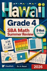 Hawaii SBA Grade 4 Math Summer Review