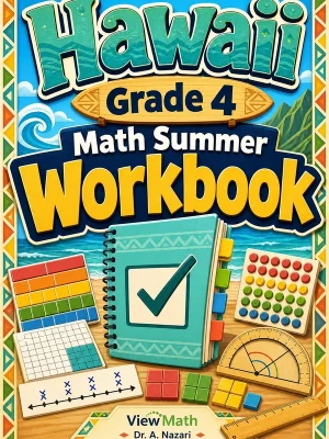 Hawaii SBA Grade 4 Math Summer Review Workbook