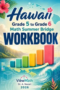 Hawaii SBA Grade 5 Math Summer Bridge Workbook