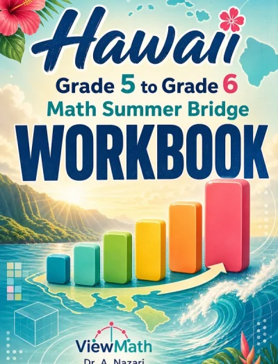 Hawaii SBA Grade 5 Math Summer Bridge Workbook