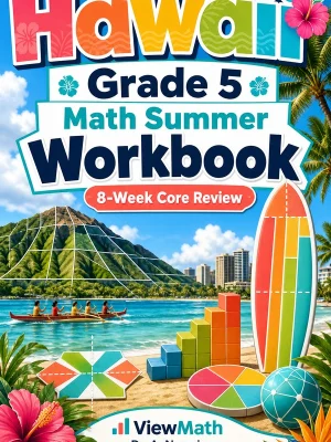 Hawaii SBA Grade 5 Math Summer Review Workbook