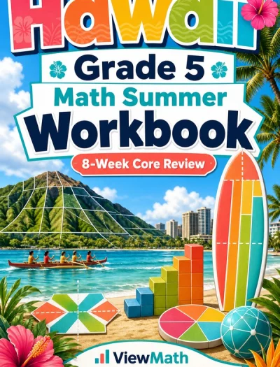 Hawaii SBA Grade 5 Math Summer Review Workbook
