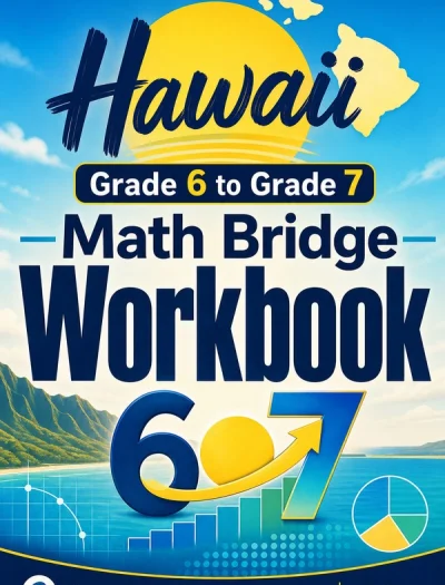 Hawaii SBA Grade 6 Math Summer Bridge Workbook
