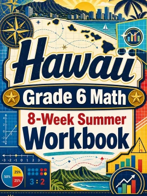 Hawaii SBA Grade 6 Math Summer Review Workbook