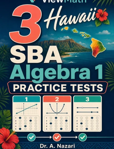 3 Hawaii SBA Algebra 1 Math Practice Tests