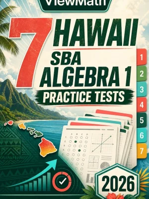 7 Hawaii SBA Algebra 1 Practice Tests