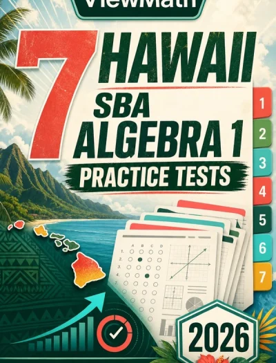 7 Hawaii SBA Algebra 1 Math Practice Tests