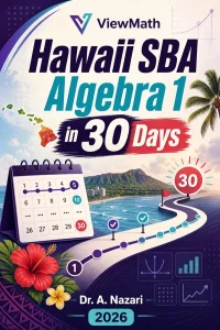Hawaii SBA Algebra 1 Math in 30 Days