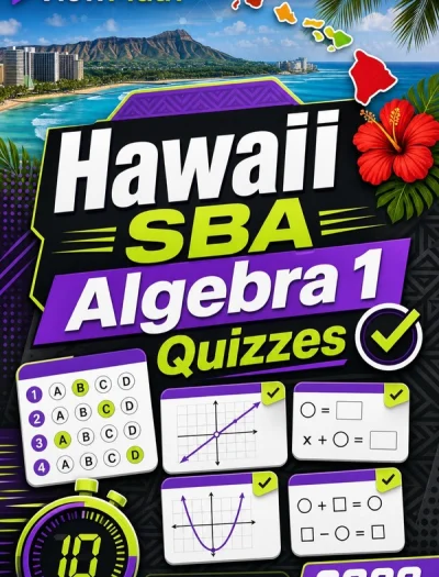 Hawaii SBA Algebra 1 Math Quizzes