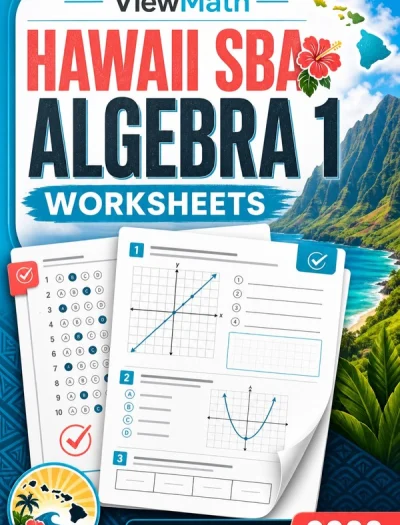 Hawaii SBA Algebra 1 Worksheets