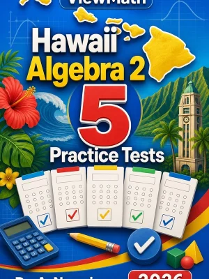 5 Full-Length Hawaii Algebra 2 Practice Tests