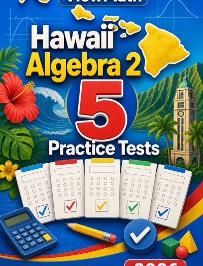 5 Full-Length Hawaii Algebra 2 Practice Tests