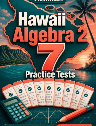 7 Full-Length Hawaii Algebra 2 Practice Tests