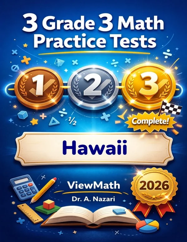 3 Hawaii SBA Grade 3 Math Practice Tests