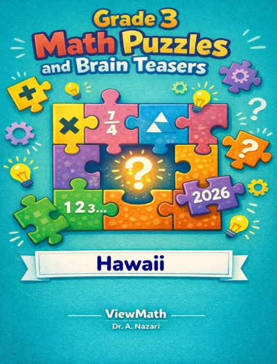 Hawaii SBA Grade 3 Math Puzzles and Brain Teasers