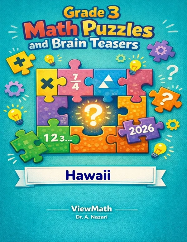 Hawaii SBA Grade 3 Math Puzzles and Brain Teasers