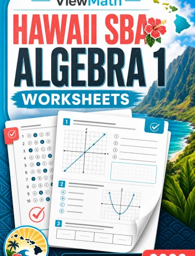 Hawaii SBA Algebra 1 Worksheets