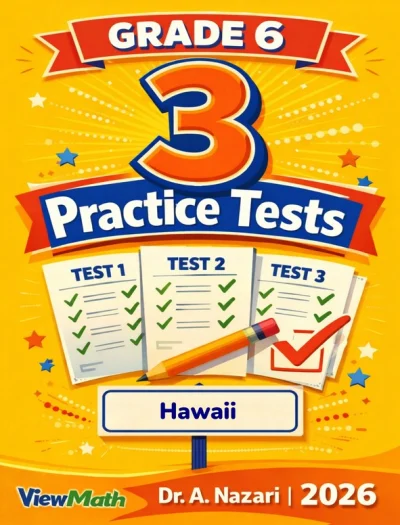 3 Hawaii SBA Grade 6 Math Practice Tests