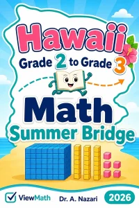 Hawaii Grade 2 to Grade 3 Math Summer Bridge