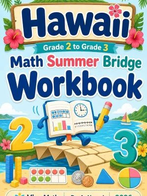 Hawaii Grade 2 to Grade 3 Math Summer Bridge Workbook