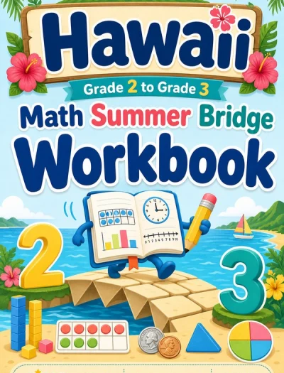 Hawaii Grade 2 to Grade 3 Math Summer Bridge Workbook