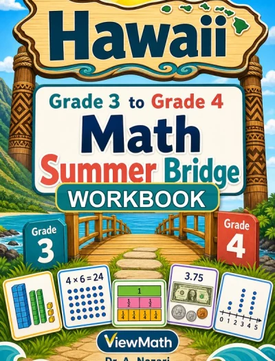 Hawaii SBA Grade 3 Math Summer Bridge Workbook