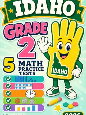5 Full-Length Idaho Grade 2 Math Practice Tests