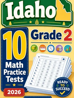 10 Full-Length Idaho Grade 2 Math Practice Tests