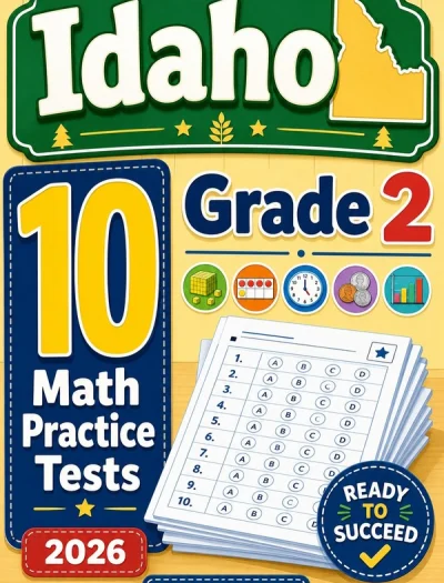 10 Full-Length Idaho Grade 2 Math Practice Tests