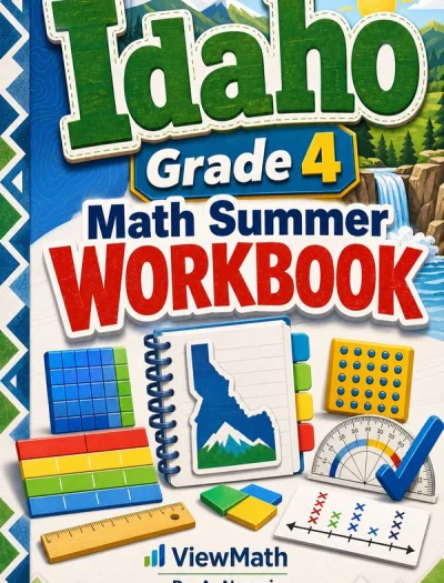 Idaho ISAT Grade 4 Math Summer Review Workbook