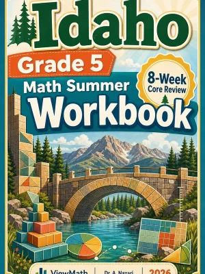 Idaho ISAT Grade 5 Math Summer Review Workbook