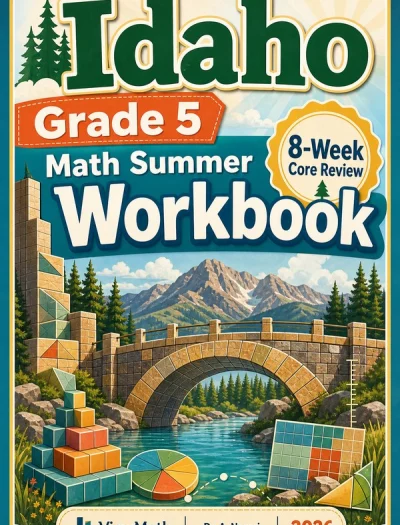 Idaho ISAT Grade 5 Math Summer Review Workbook